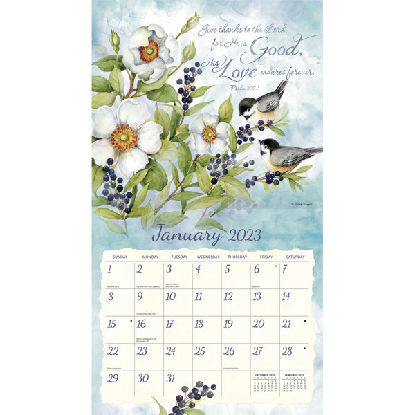 Lang Calendar 2023 Lang Nature''s Grace 2023 Lang Wall Calendar Wayfair